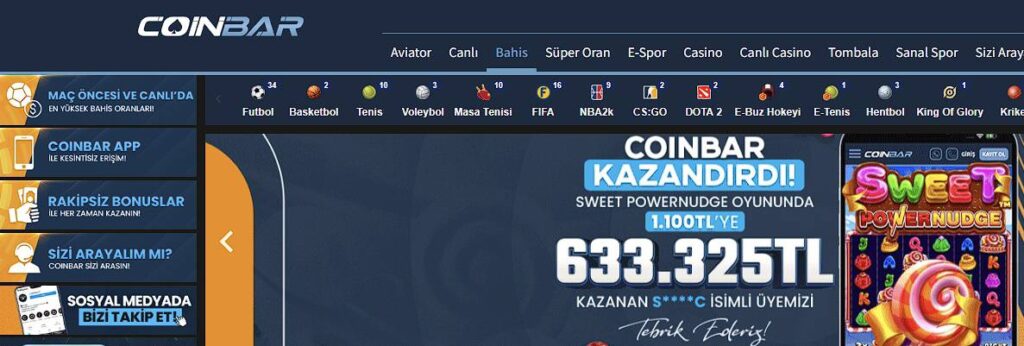 coinbar Giriş Ve Ücretsiz Kayıt