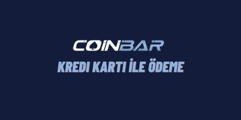 Coinbar Kredi Kartı İle Ödeme