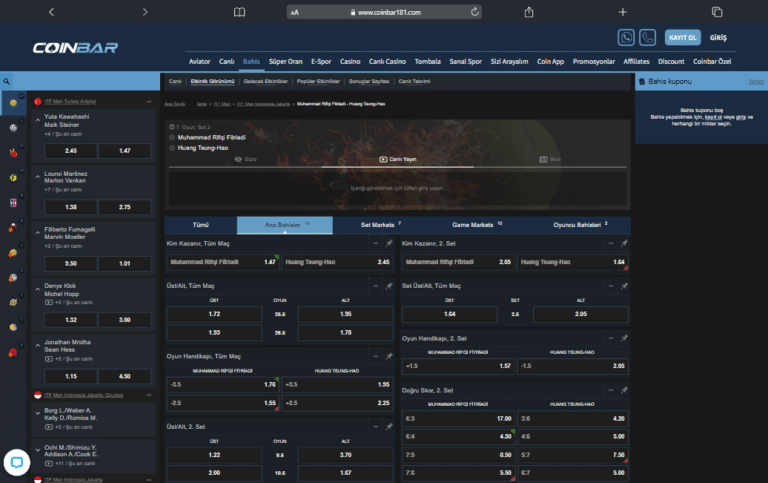 Coinbar Spor Bahisleri