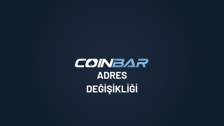 Coinbar Adres Değişikliği