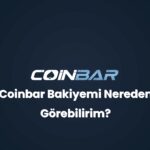 coinbar bakiyemi nereden gorebilirim 32857