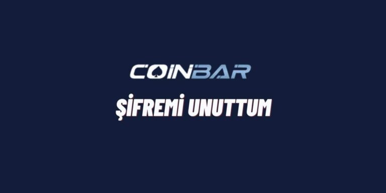 Coinbar Şifremi Unuttum