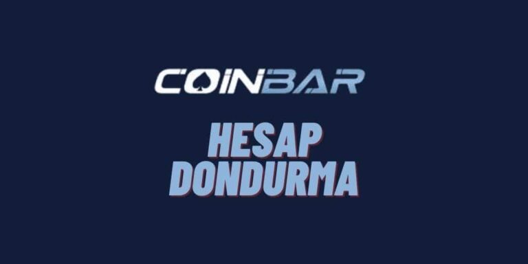 Coinbar Hesap Dondurma